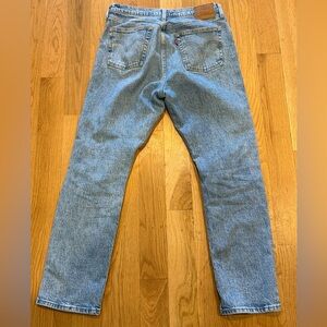 Levi's Stretch 501’s Light Blue Straight Leg Jeans 31x30